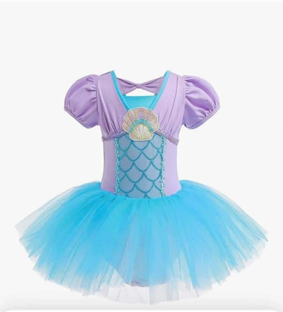 Mermaid leotard with tutu skirt