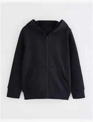 Hoodie- Black zip up