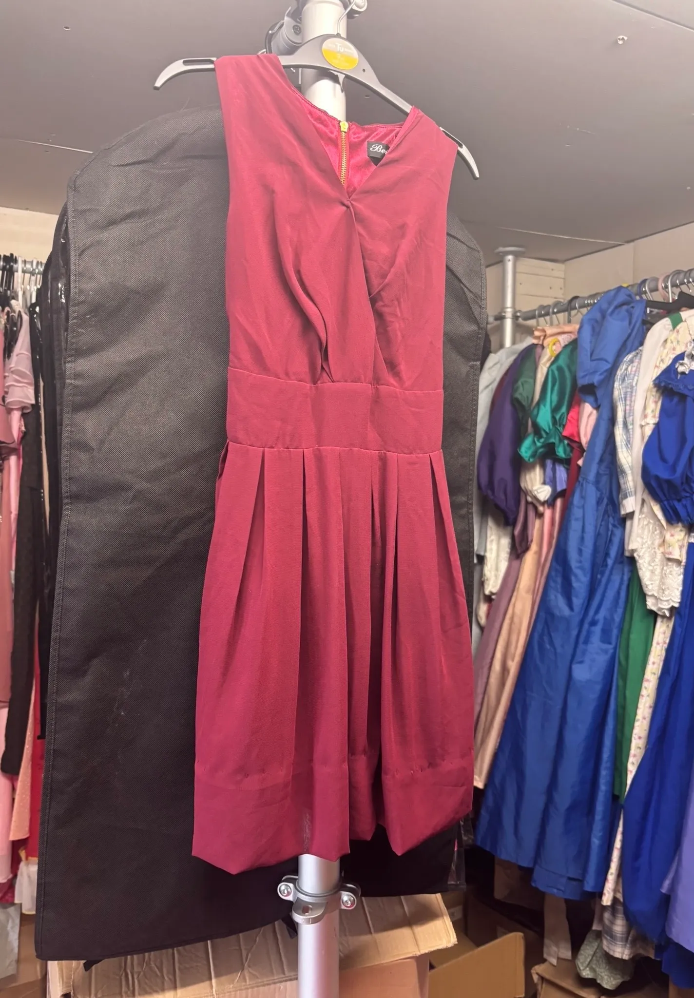 Dress- Dark red/burgundy