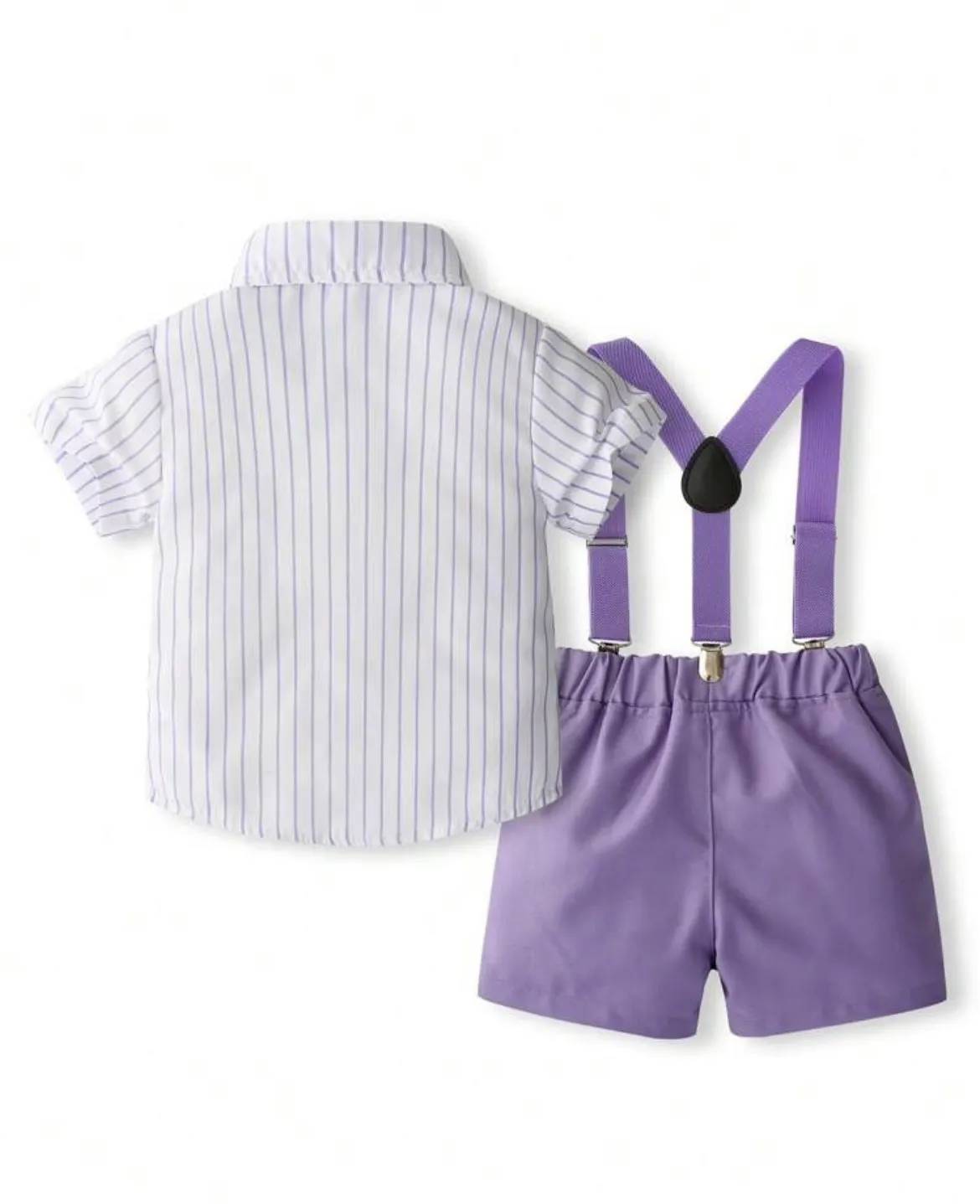 Boys two piece- Purple striped