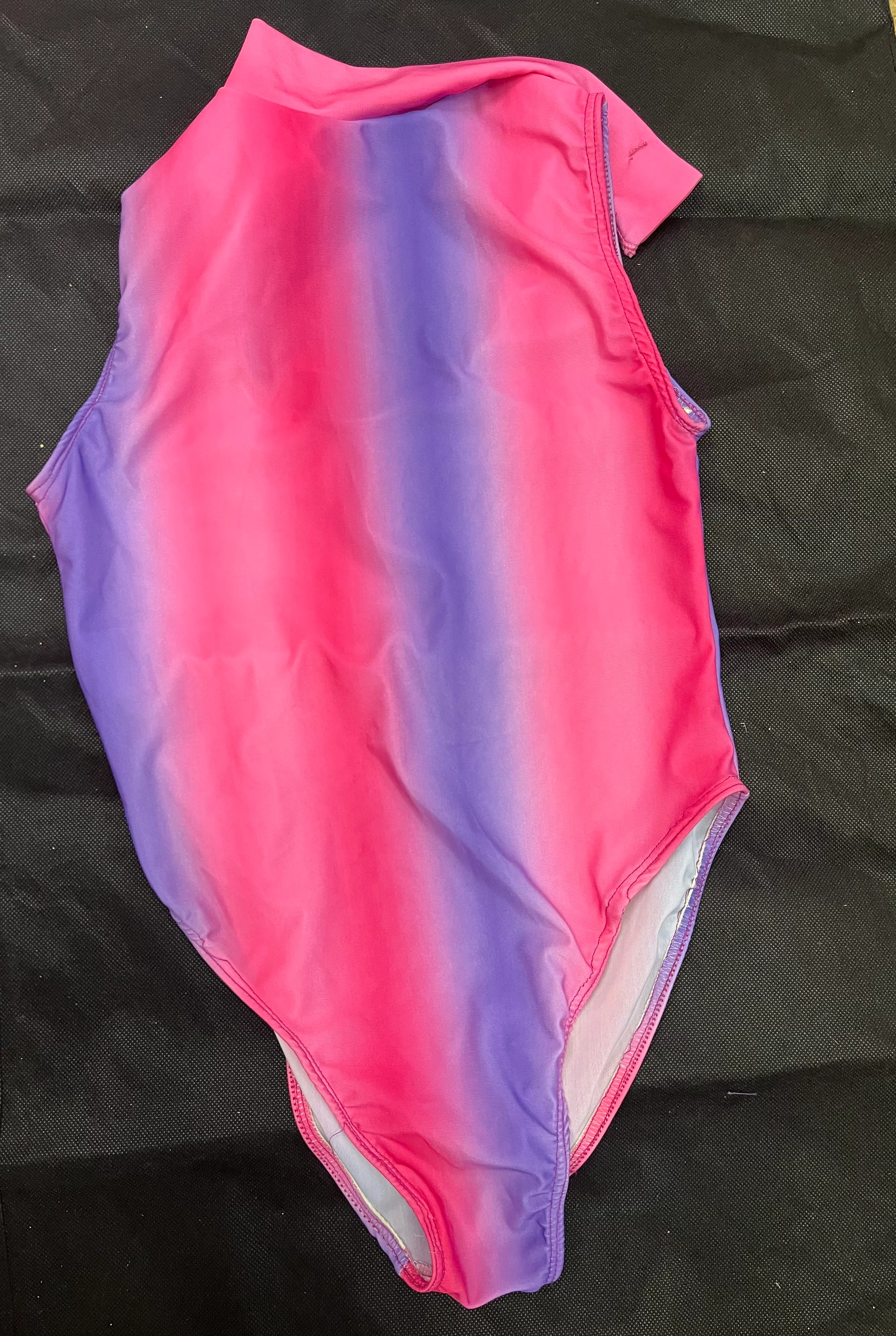 Leotard- Pink and purple high neck