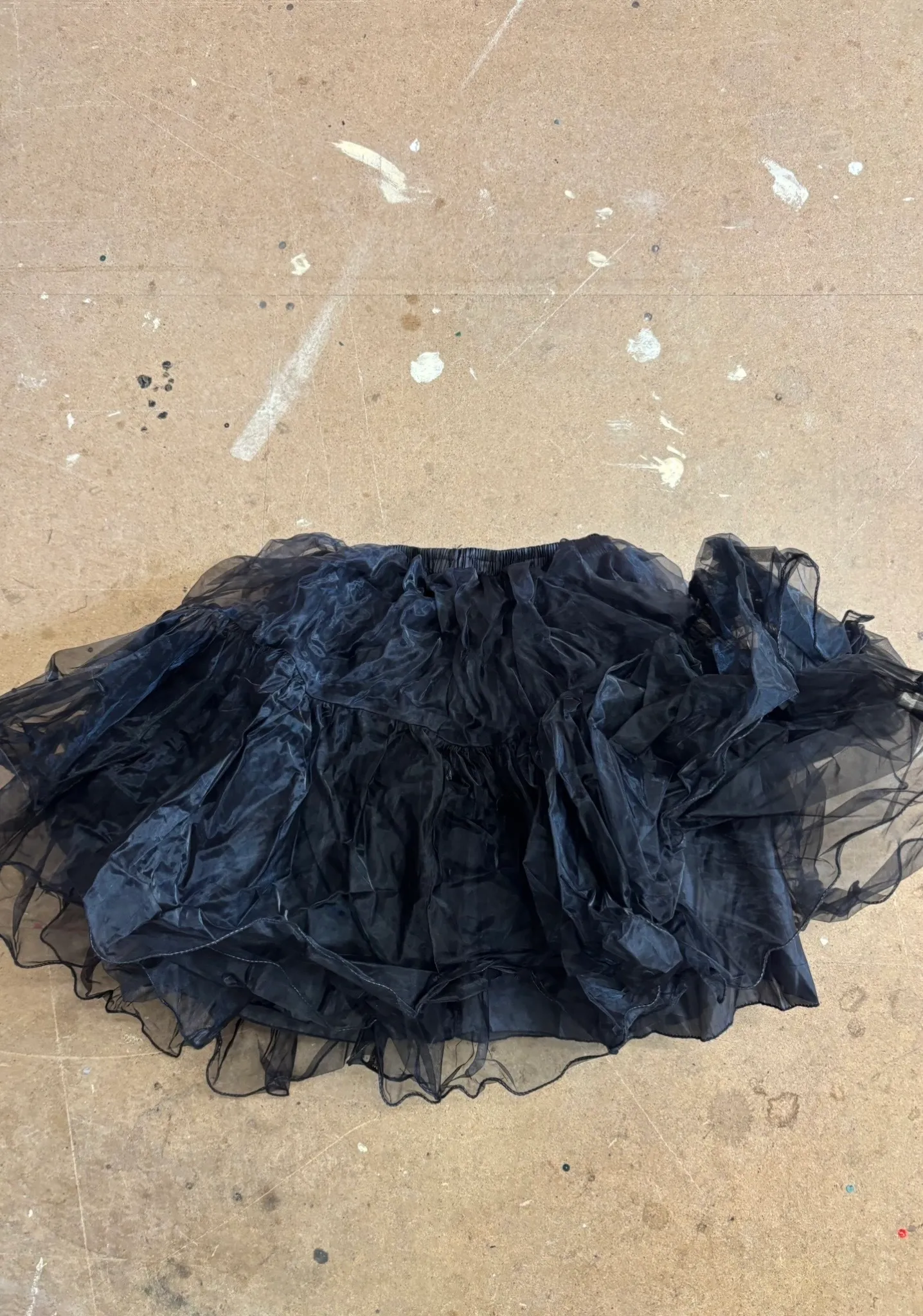 Tutu Skirt- Black frill