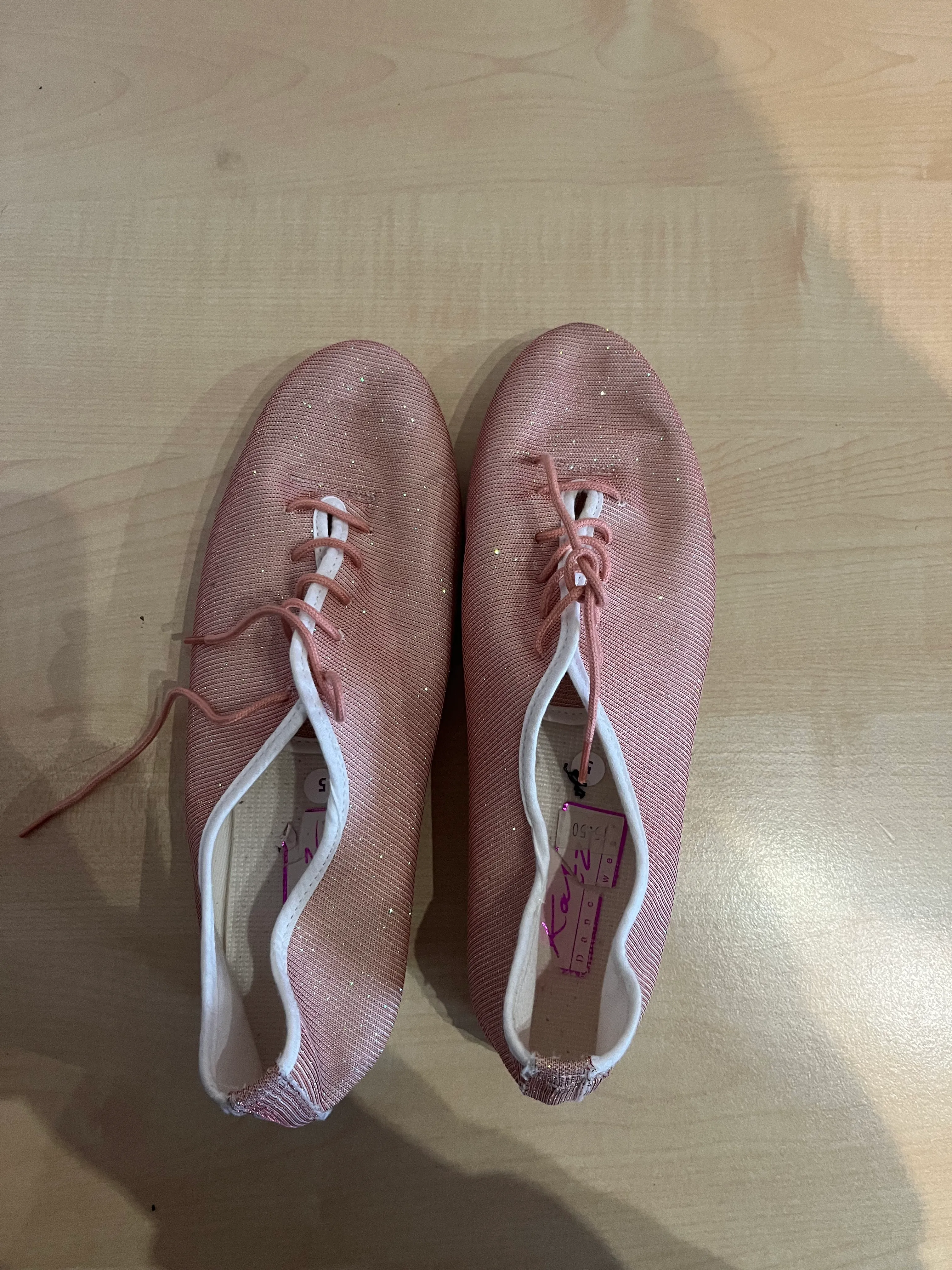 Jazz Shoes - Pink Sparkly