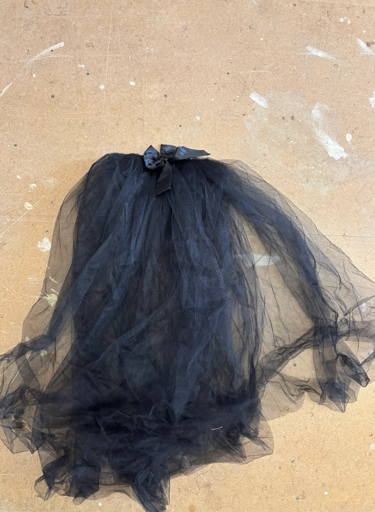 Tutu Skirt- Black with bow design