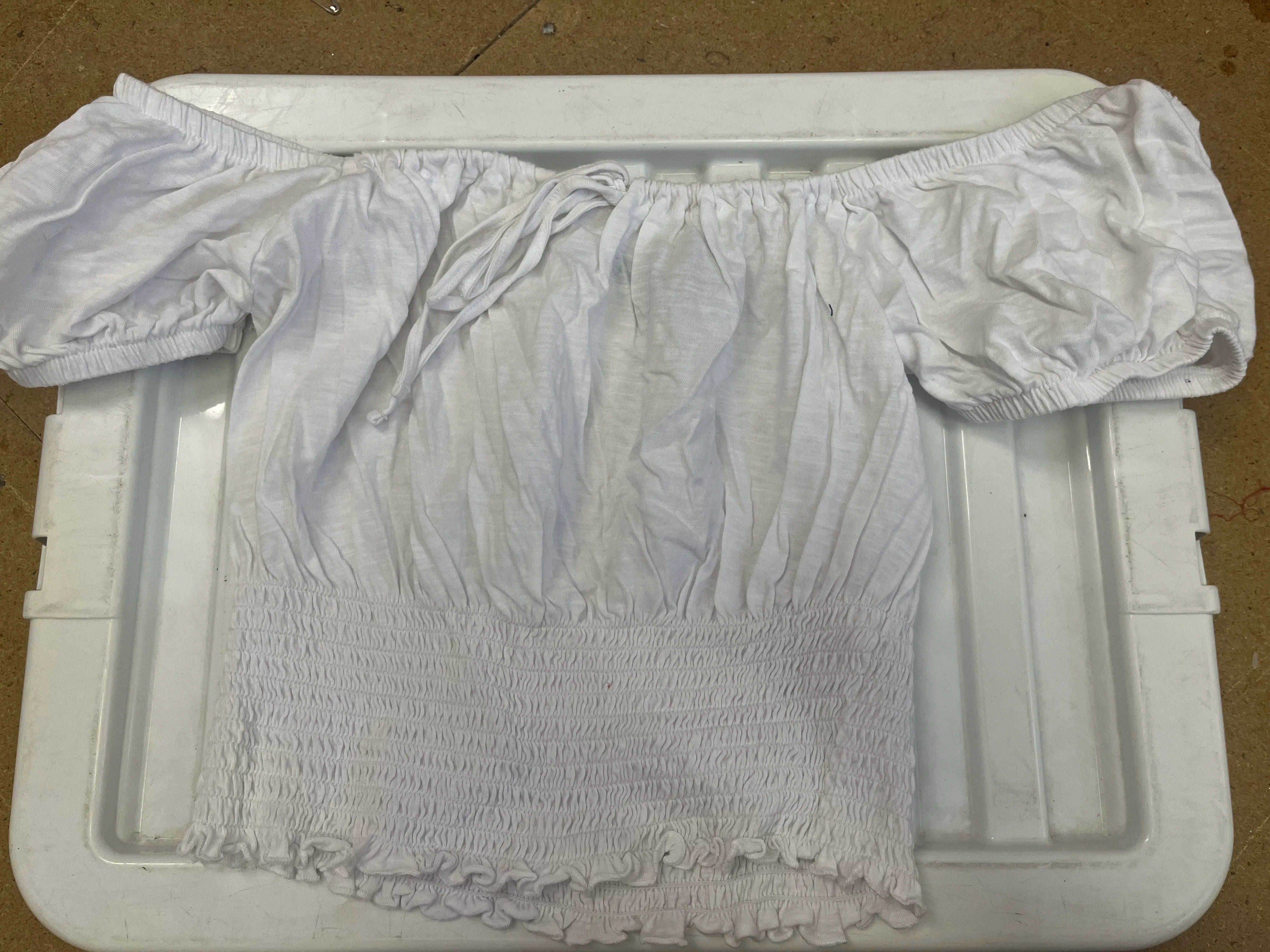 Top- White Off the shoulder design