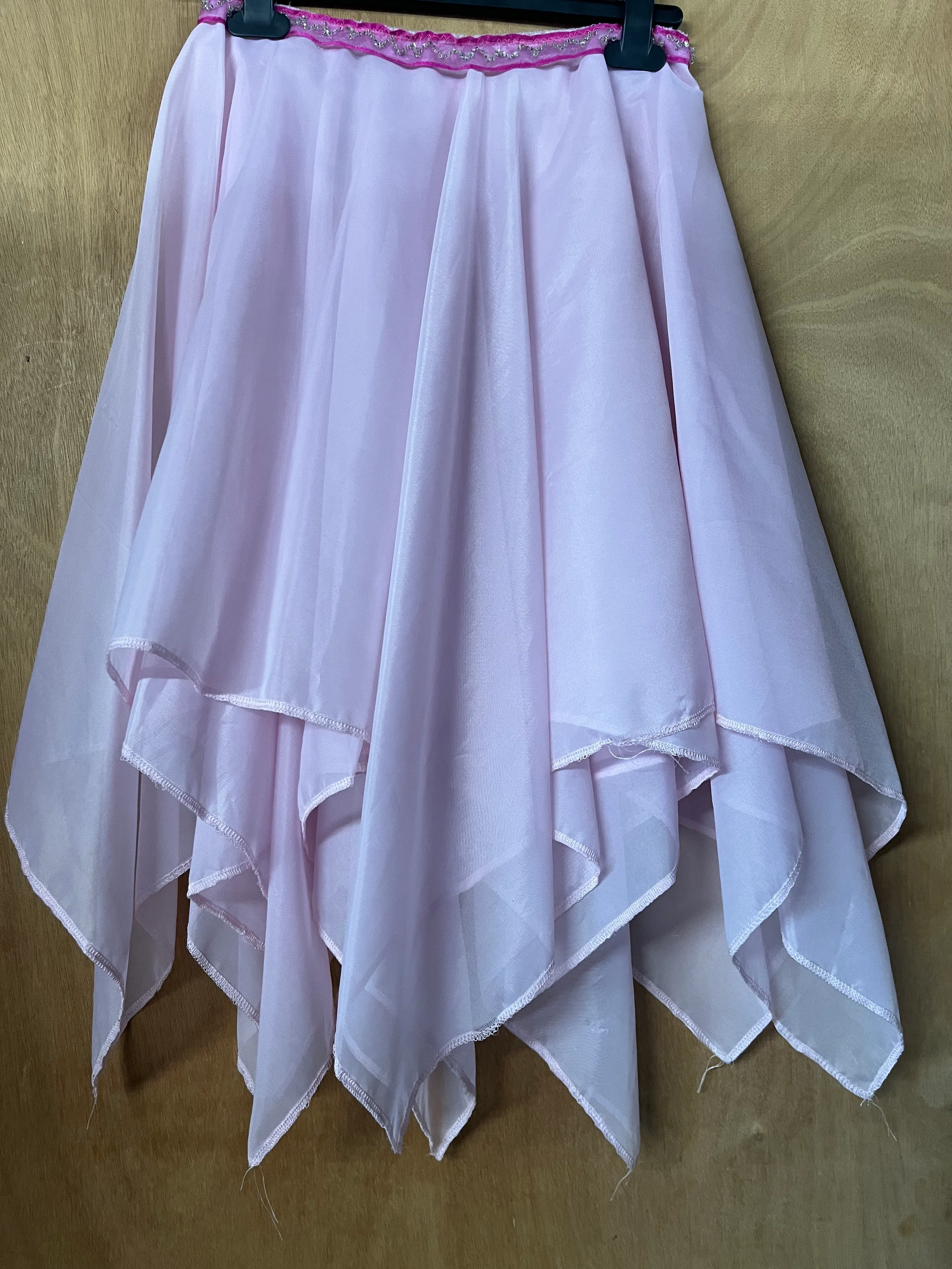 Skirt- Pink chiffon skirt