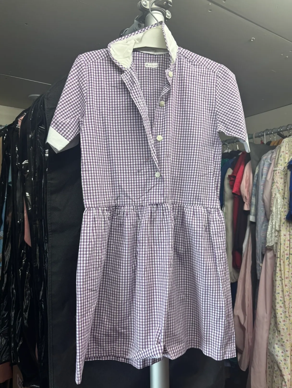 Dress- Purple school check