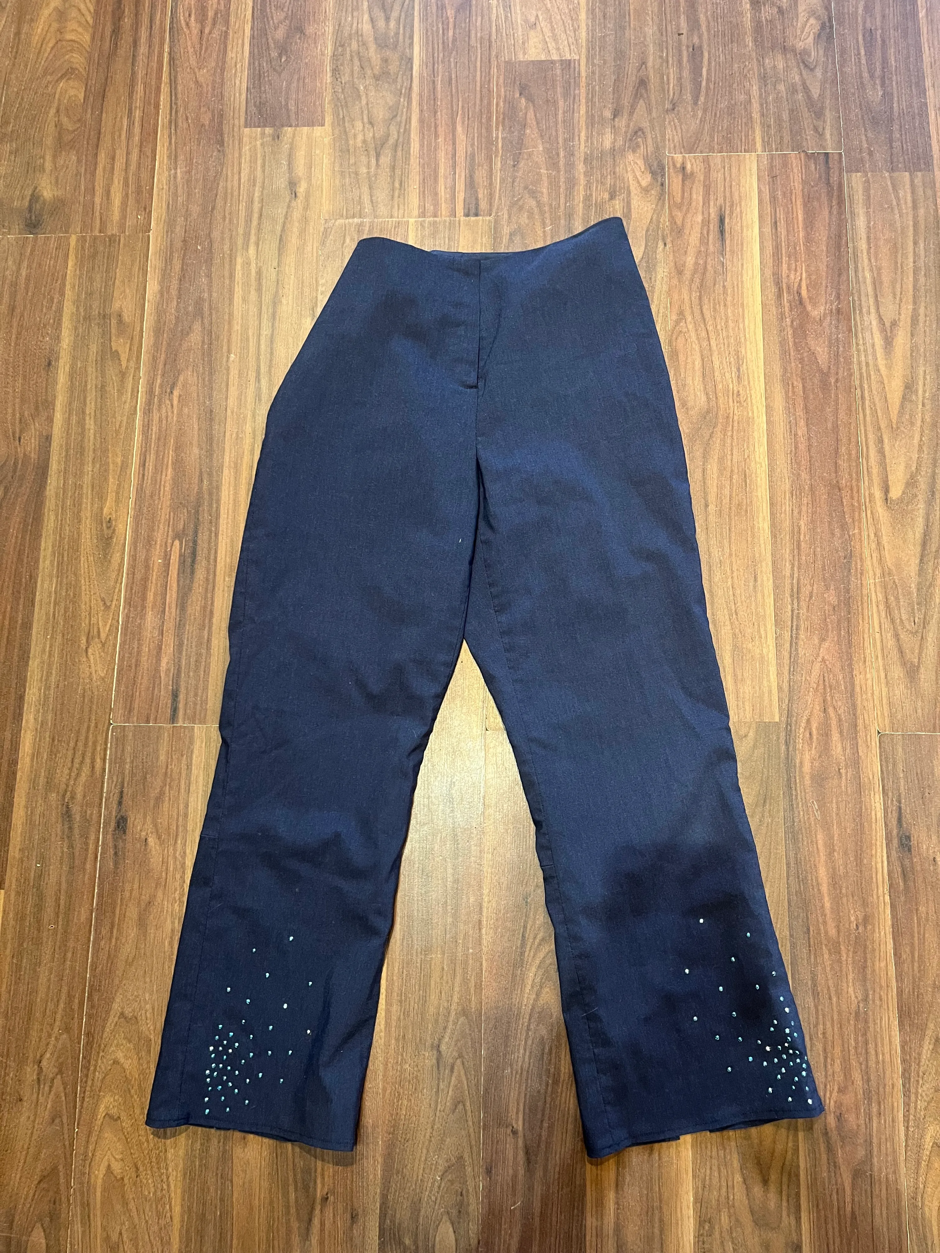 Trousers- Navy Denim Flares