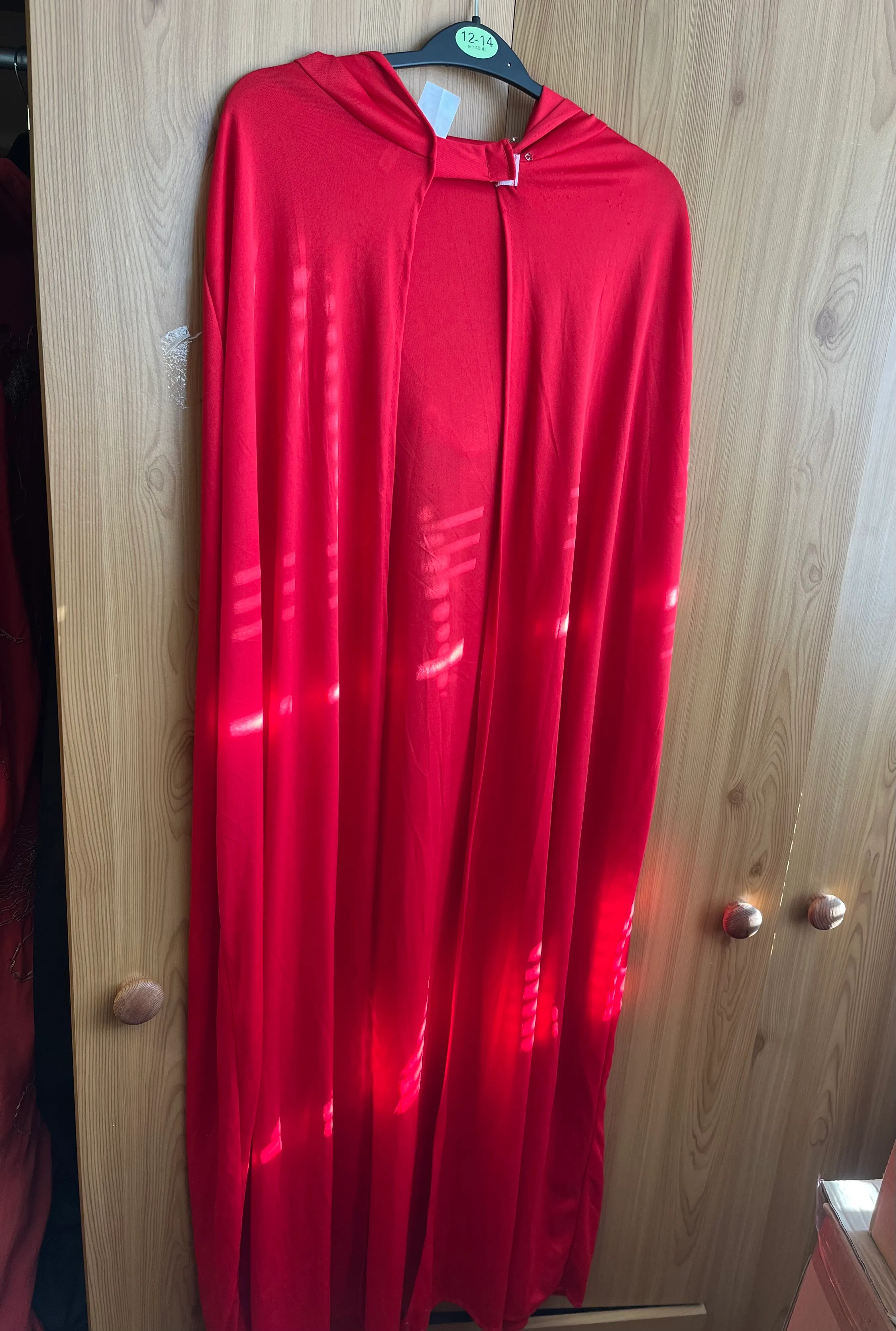 Cape- Long Red with hood