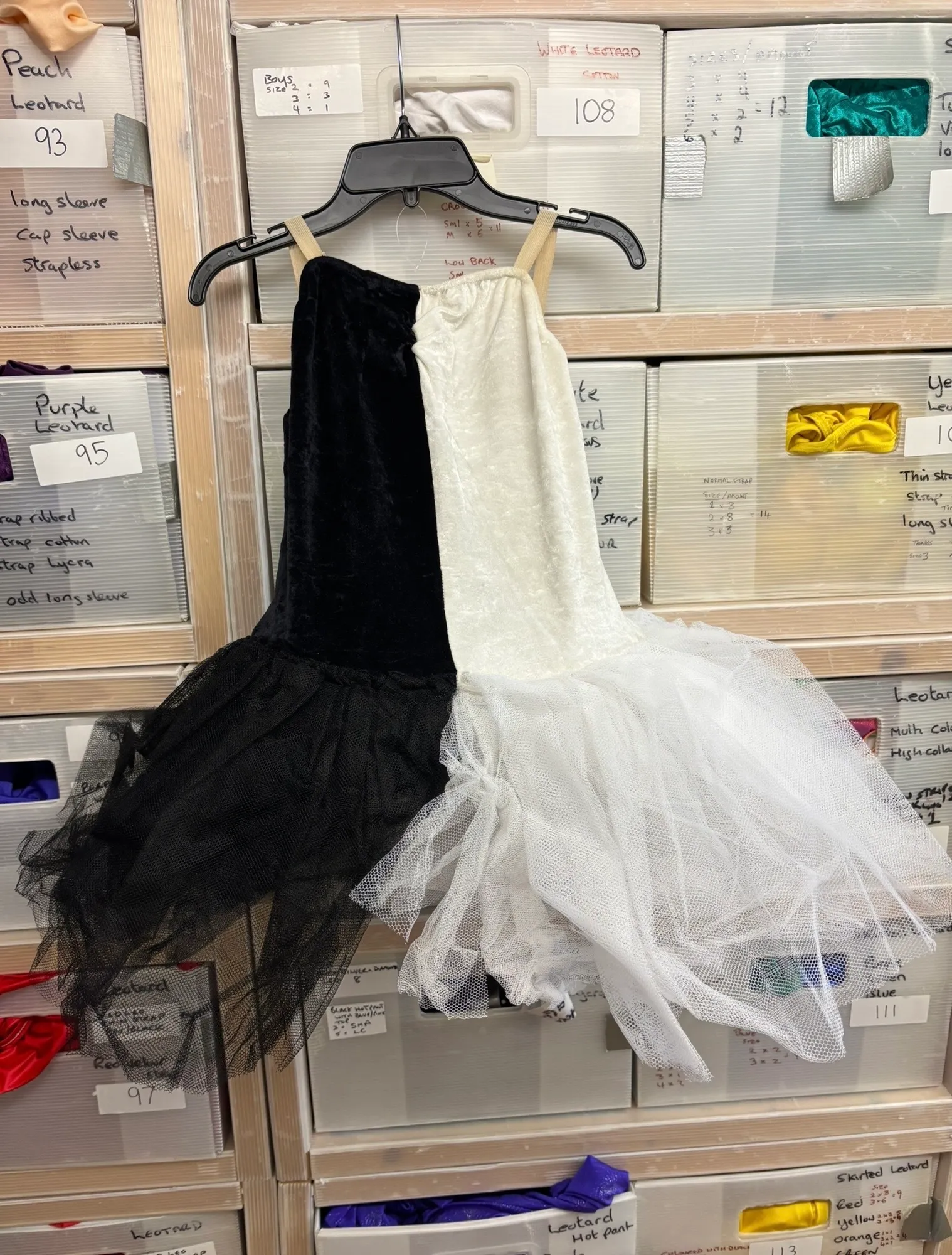 Tutu- Black and white design