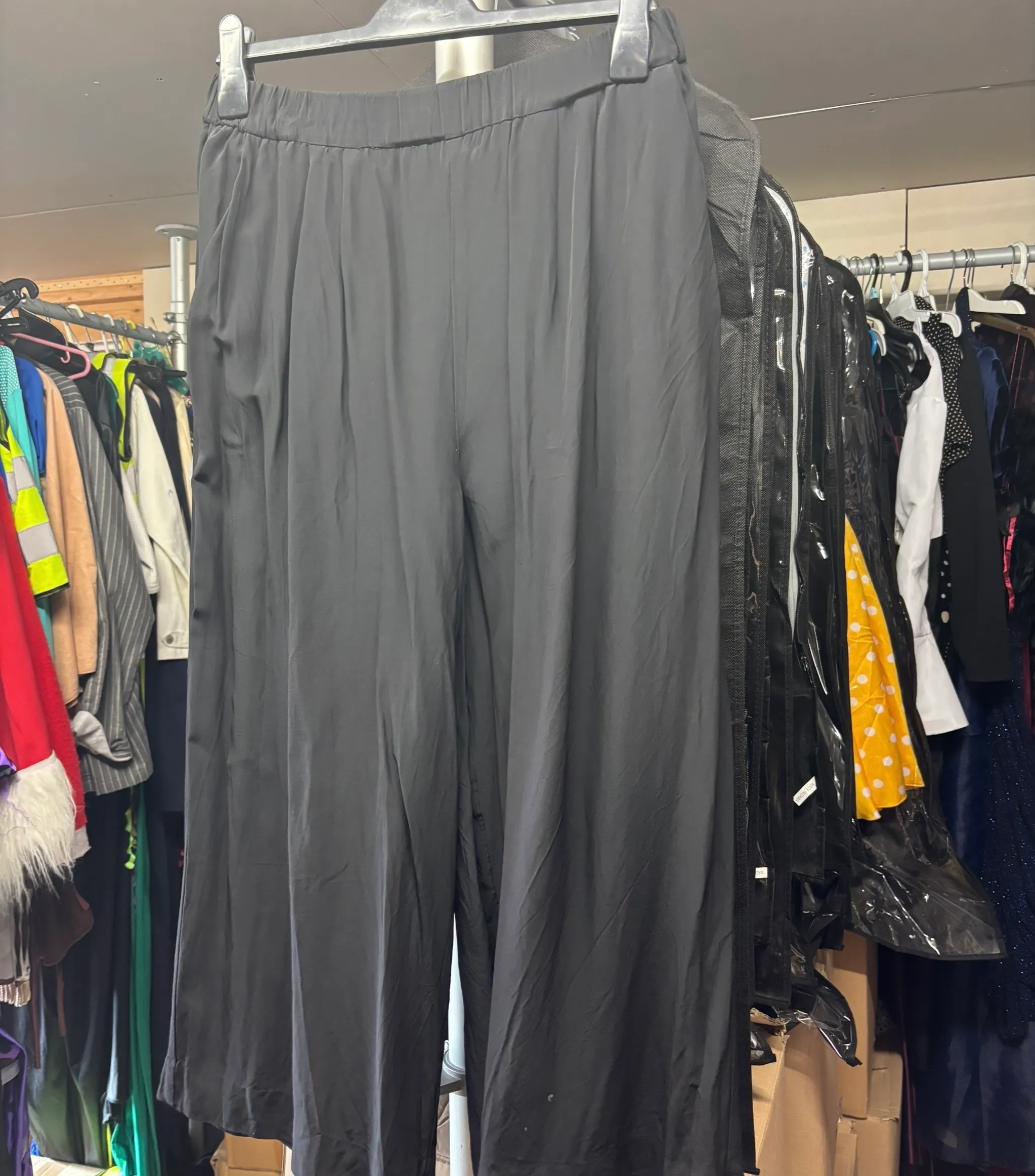 Trousers- Black 3/4 length