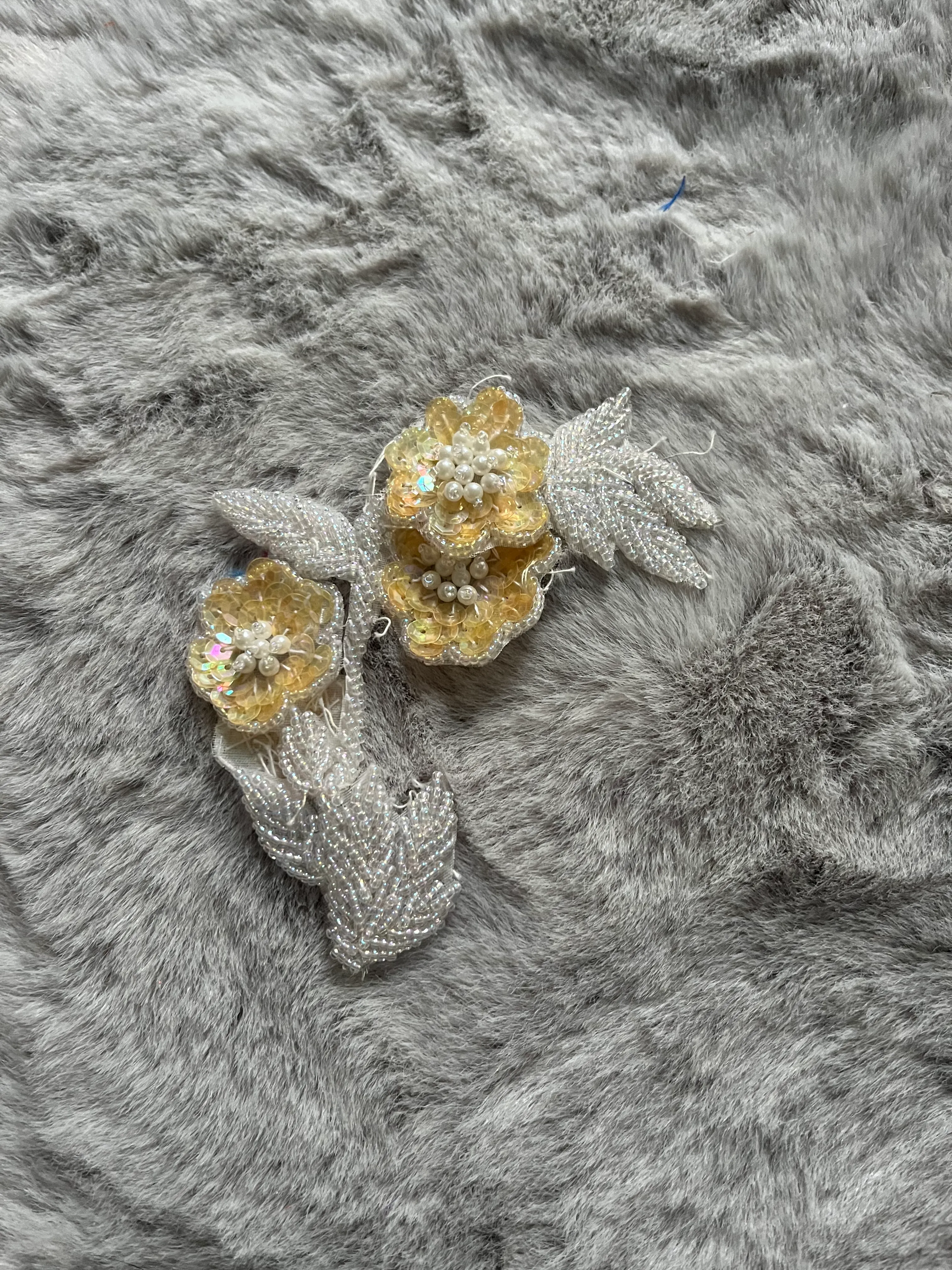 Headpiece- Yellow And Silver