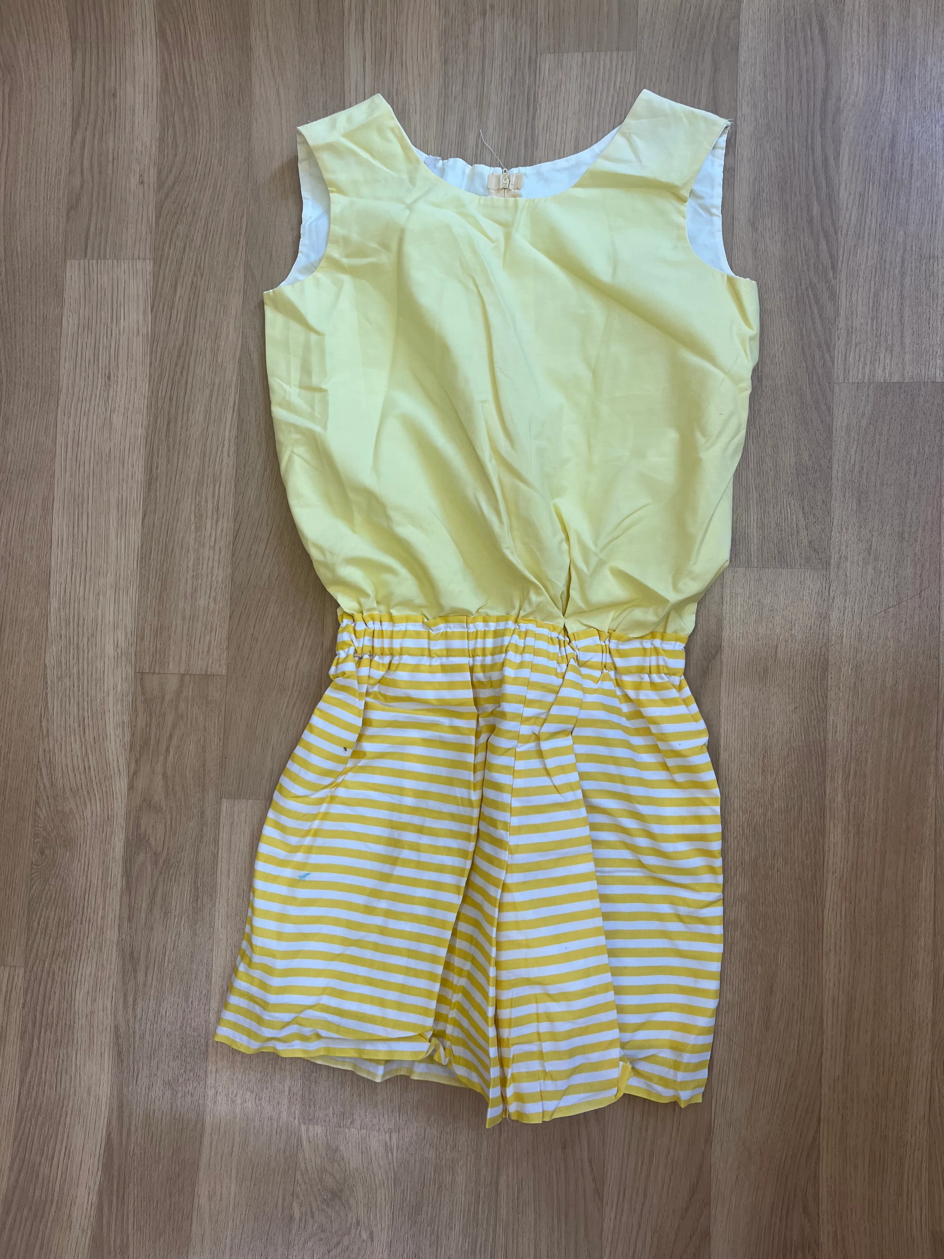 Unitard 1920’s Bathing Suit Yellow