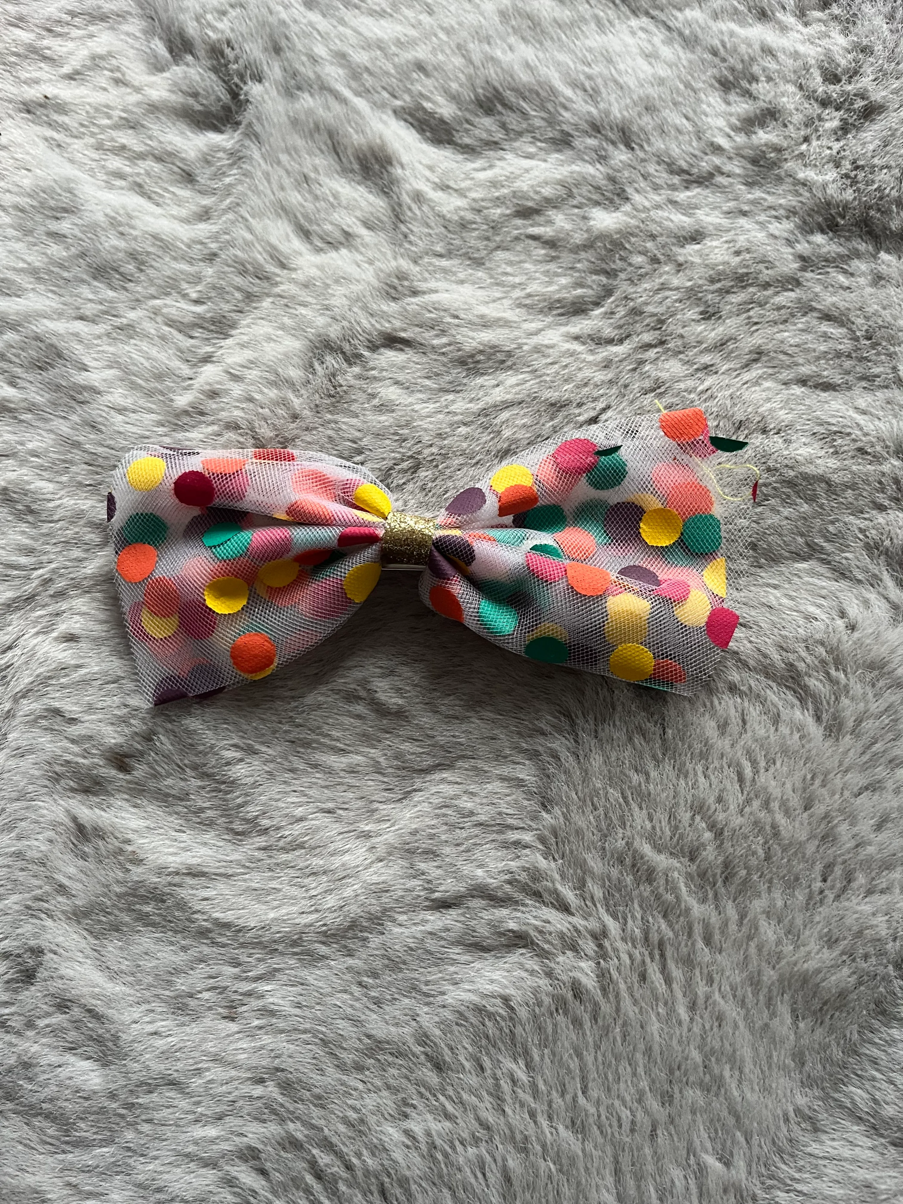 Bow- Multi Colour spots 