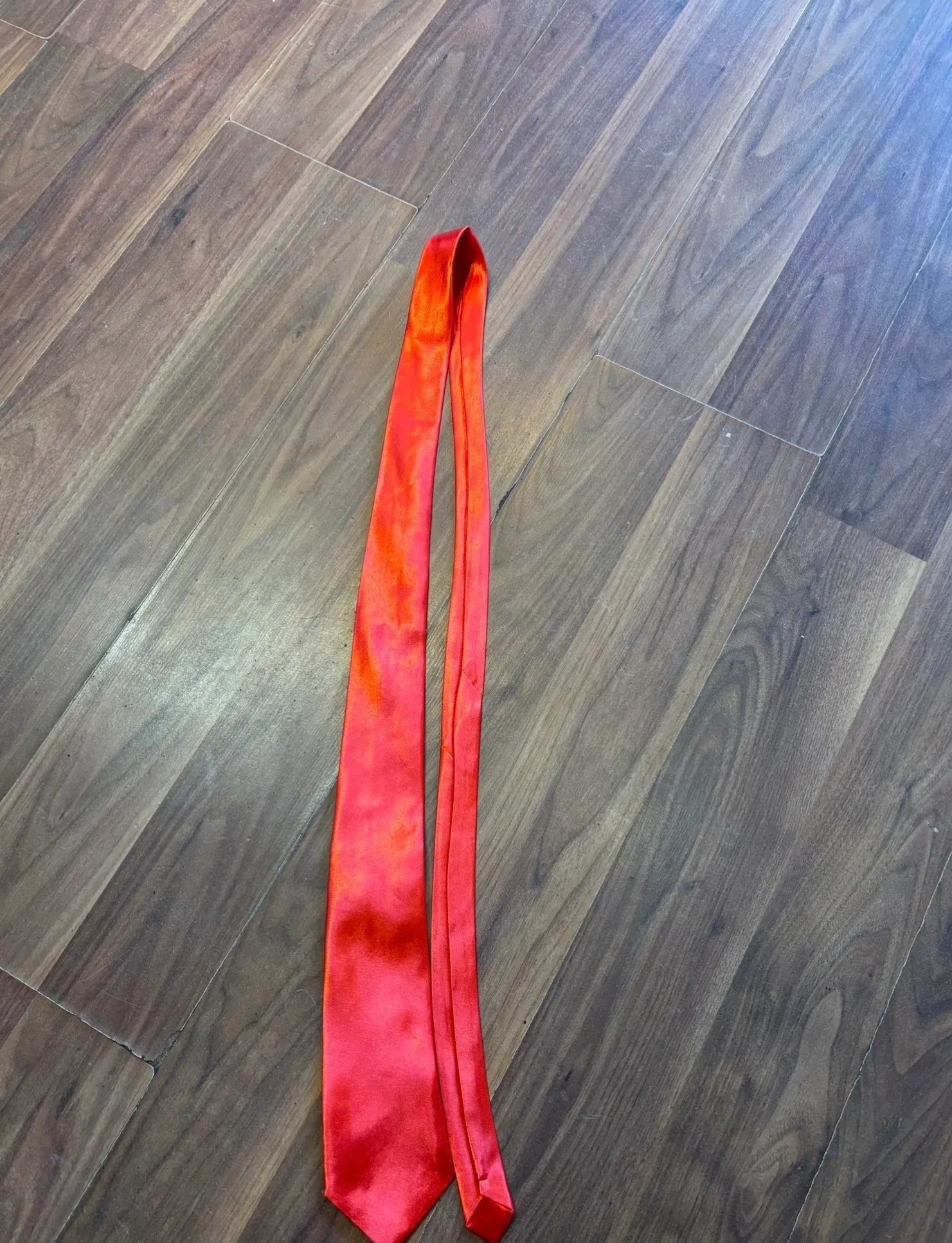 Tie- Red Satin