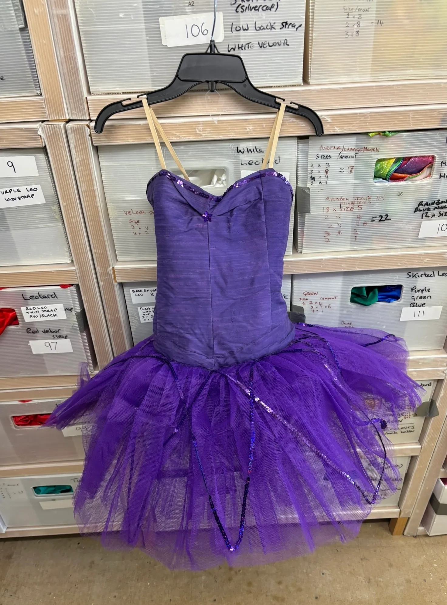Tutu- Purple Sequin design