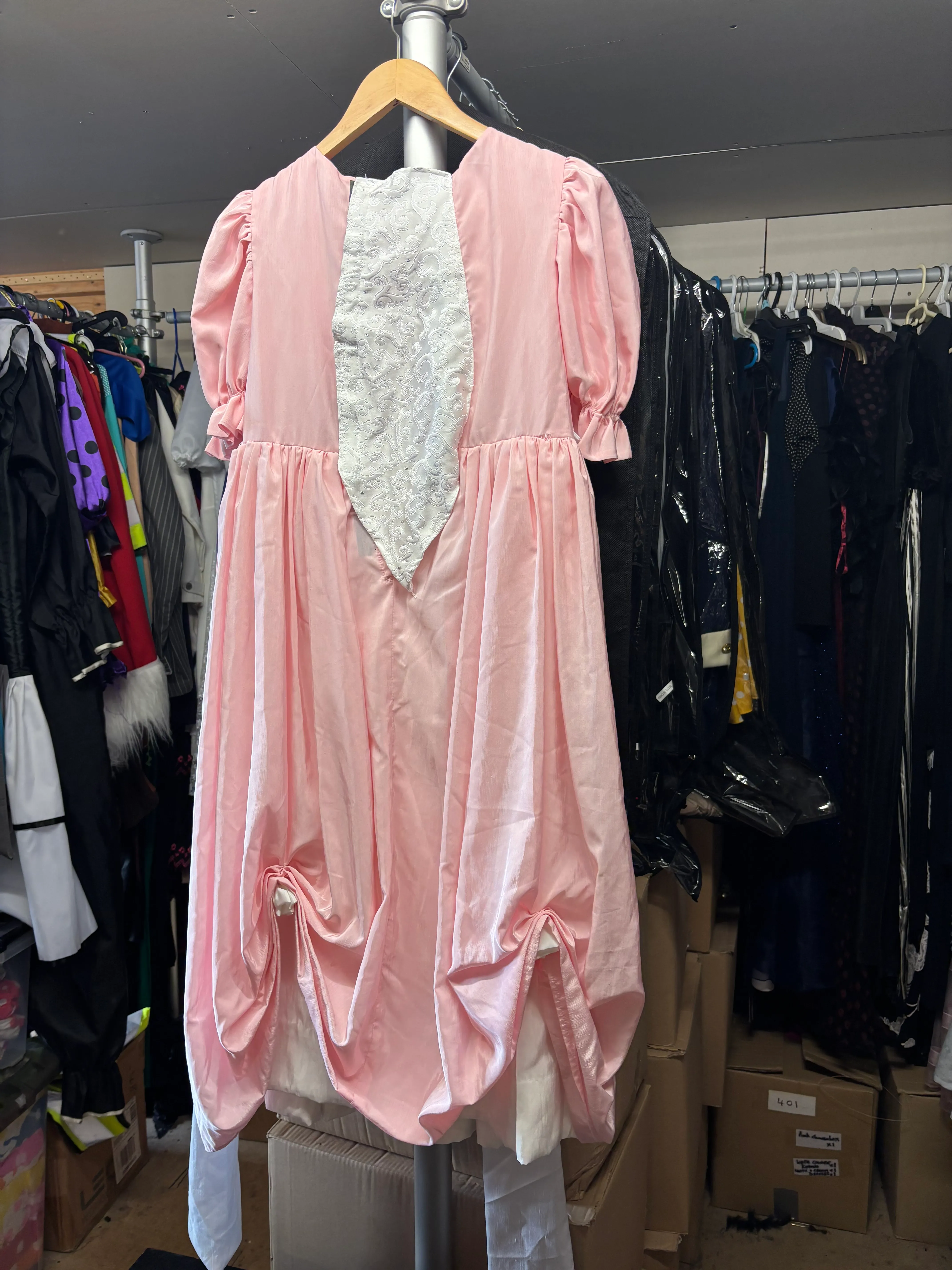 Dress- Pink and White