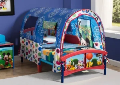 Mickey Mouse Toddler Bed WITH canopy