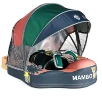 MamboBaby Baby Swim Float with Canopy (Florida Pattern)