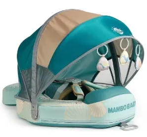 Mambobaby Sunny Navigator Baby Pool Float (Seashell Print)