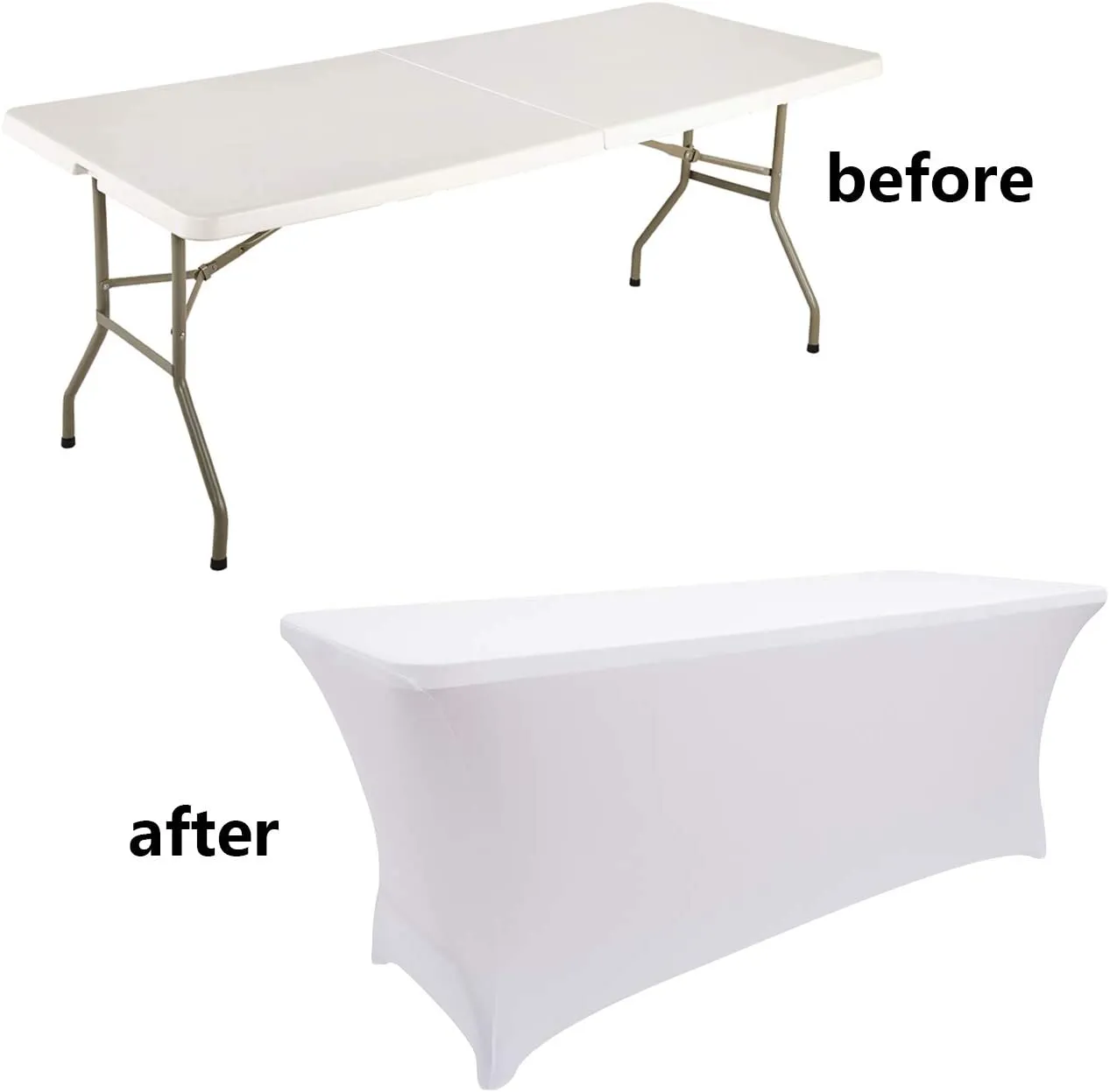 Spandex Fitted Tablecloth - 6Ft