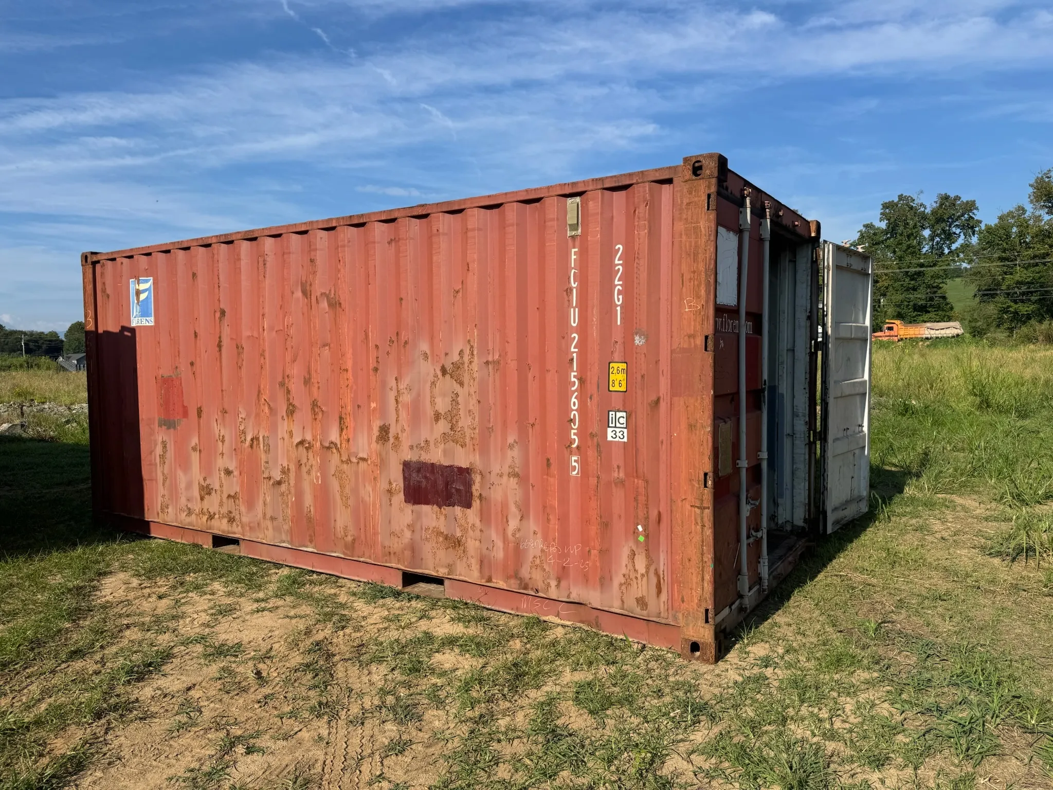 SOLD 20FT Wind and Water Tight