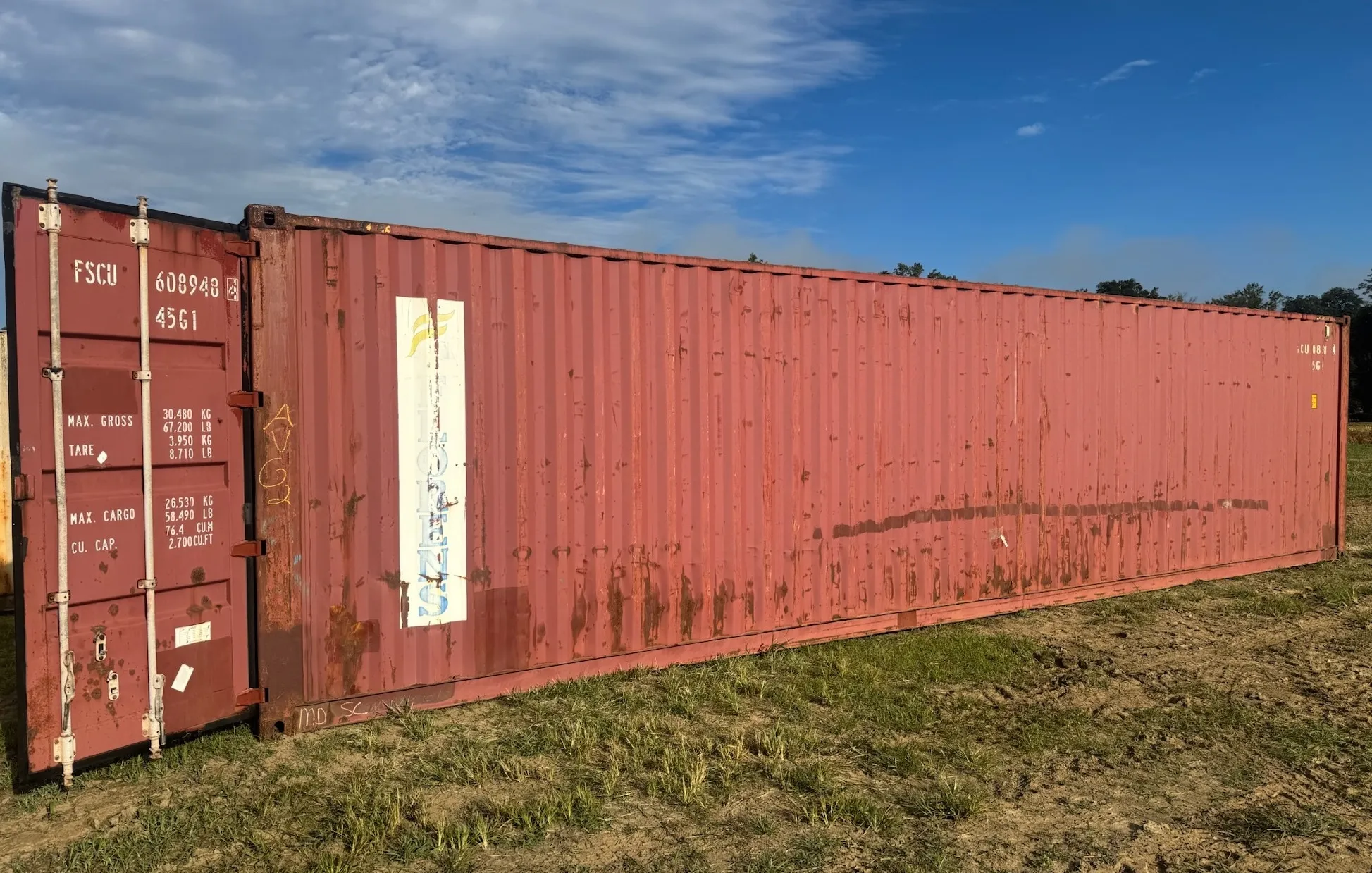 SOLD 40FT Wind and Water Tight Used