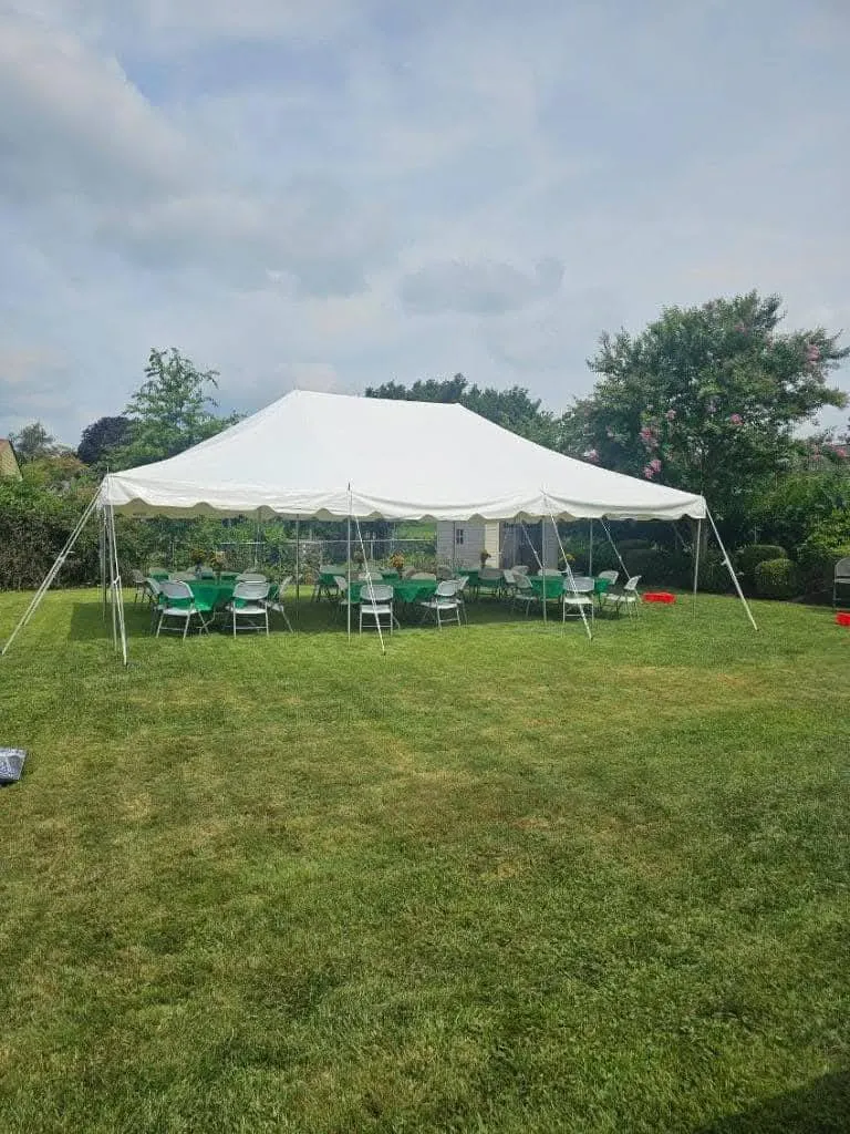 20 x 30 White Tent 