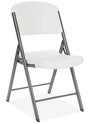 Deluxe White Folding Chair