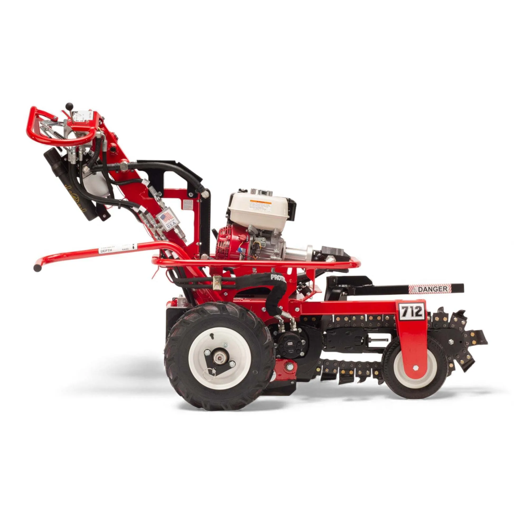 Baretto 712mth 18 inch trencher hydraulic reverse and forward
