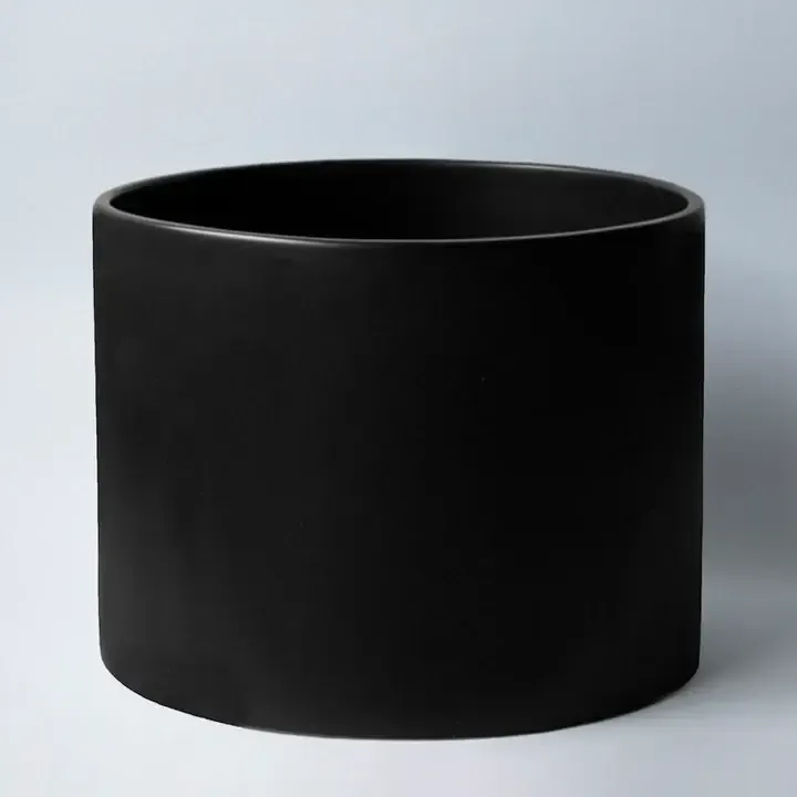 Black Ceramic Vase