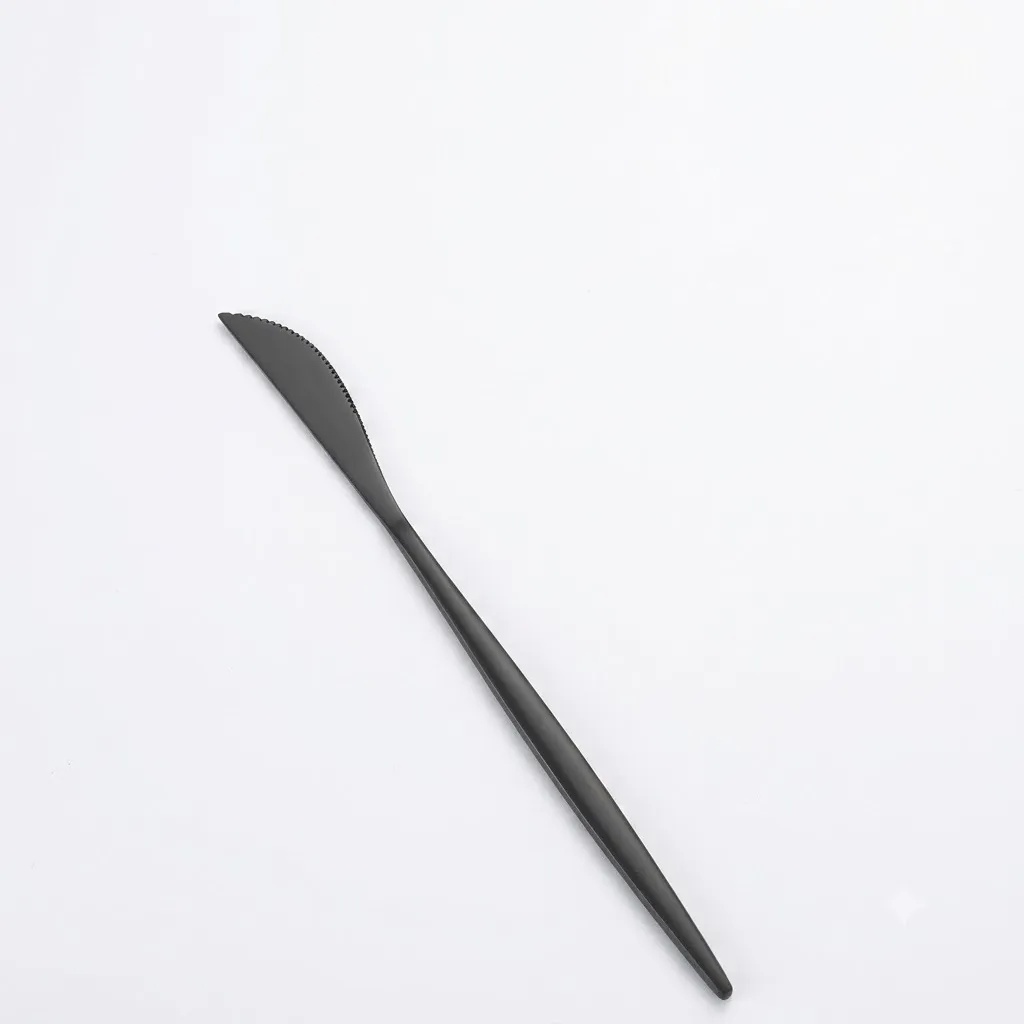 Black Dinner Knife
