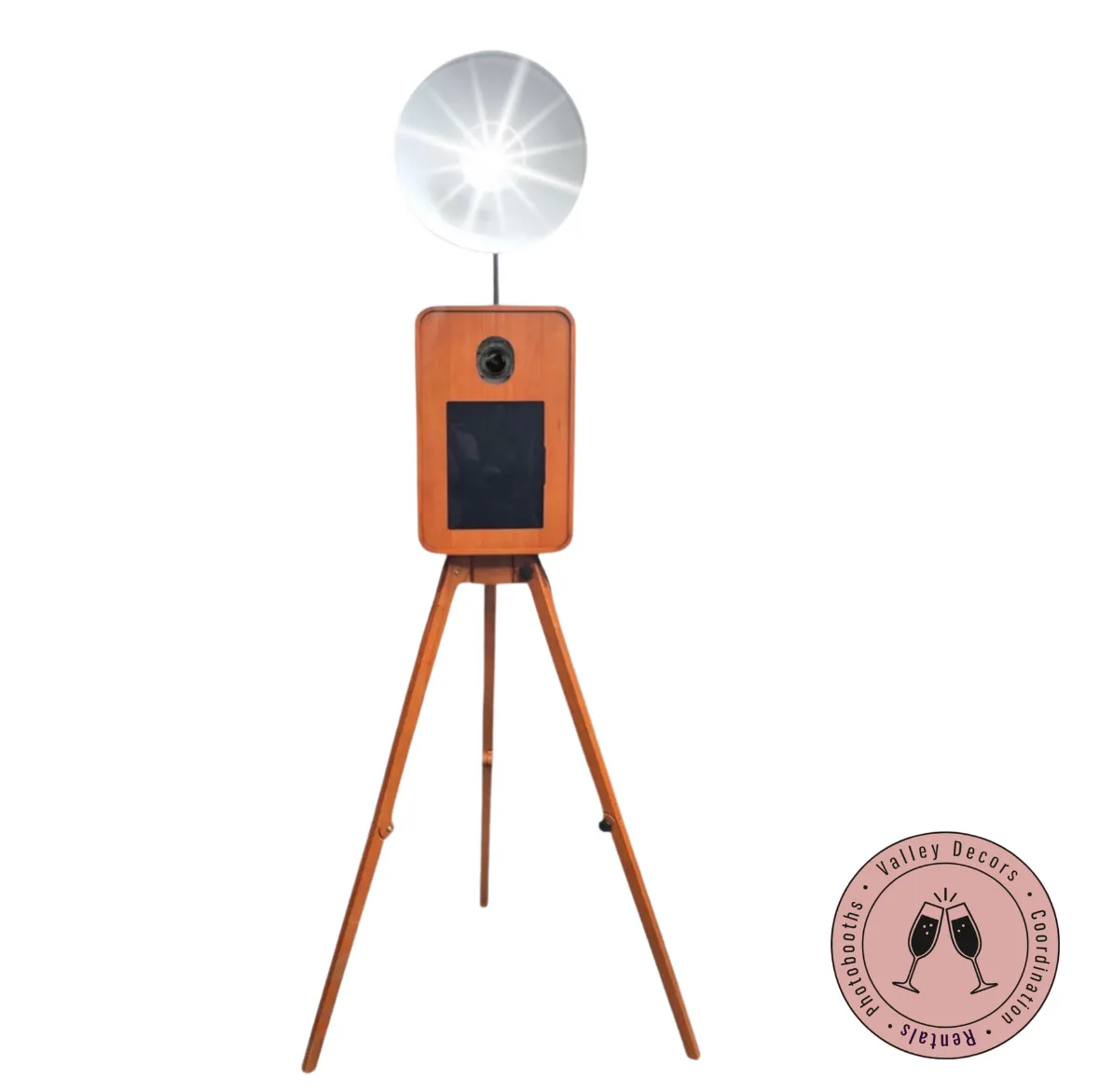 Light Wood Photobooth