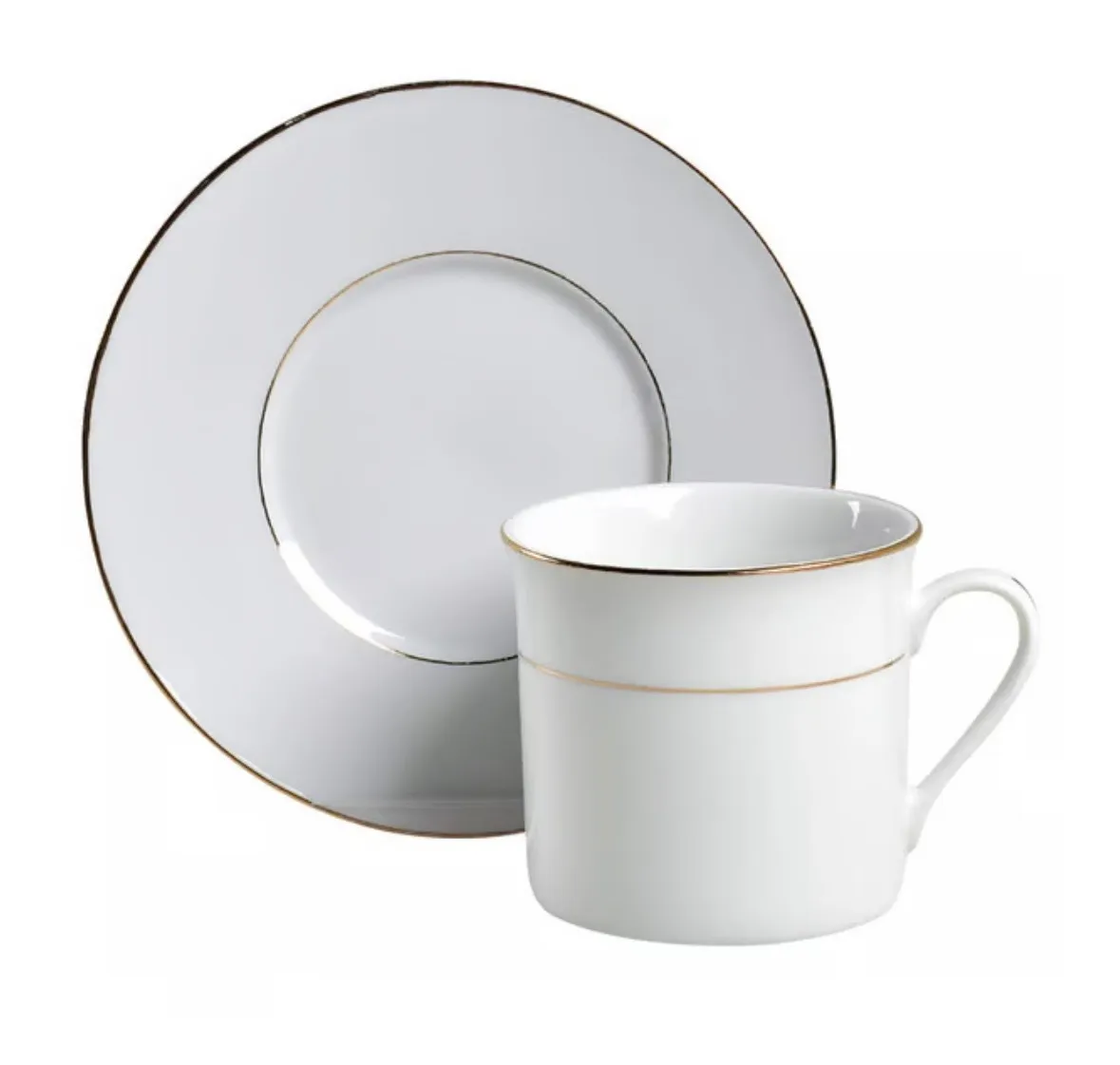 Teacups with Gold Rim