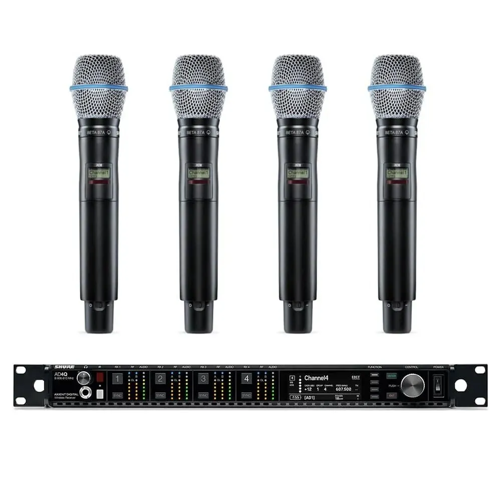 4 Way Wireless Microphones