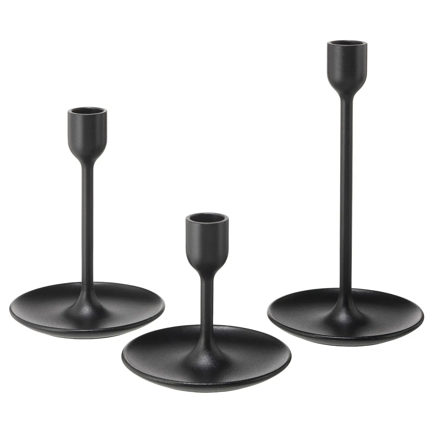 Black Candle Stick Holder