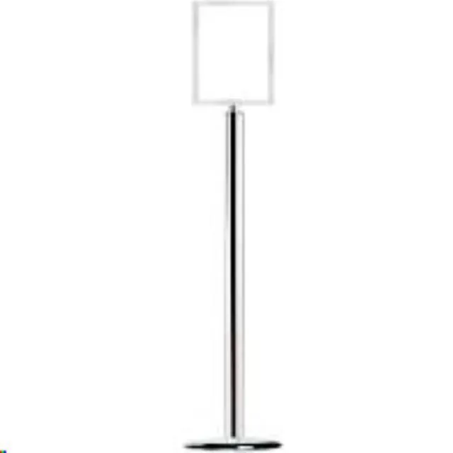 Sign Holder Chrome Frame 8.5"x11"