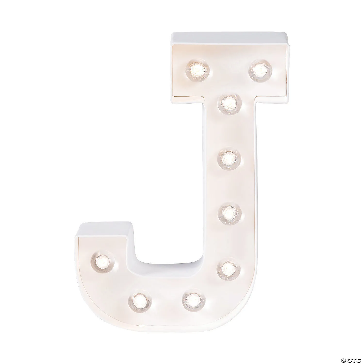 "J" Marquee Letter