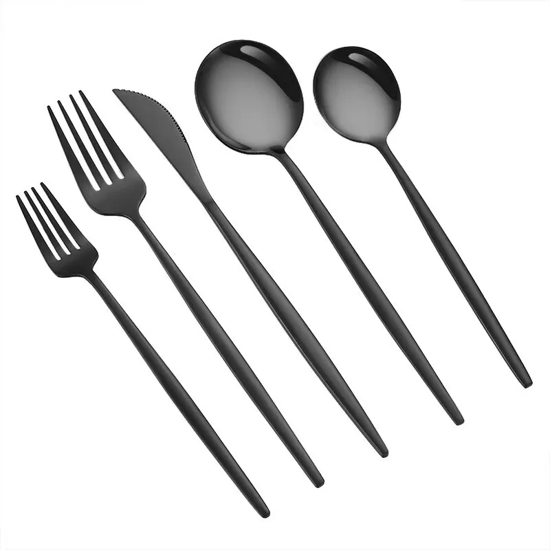 Chic Black Flatware Collection