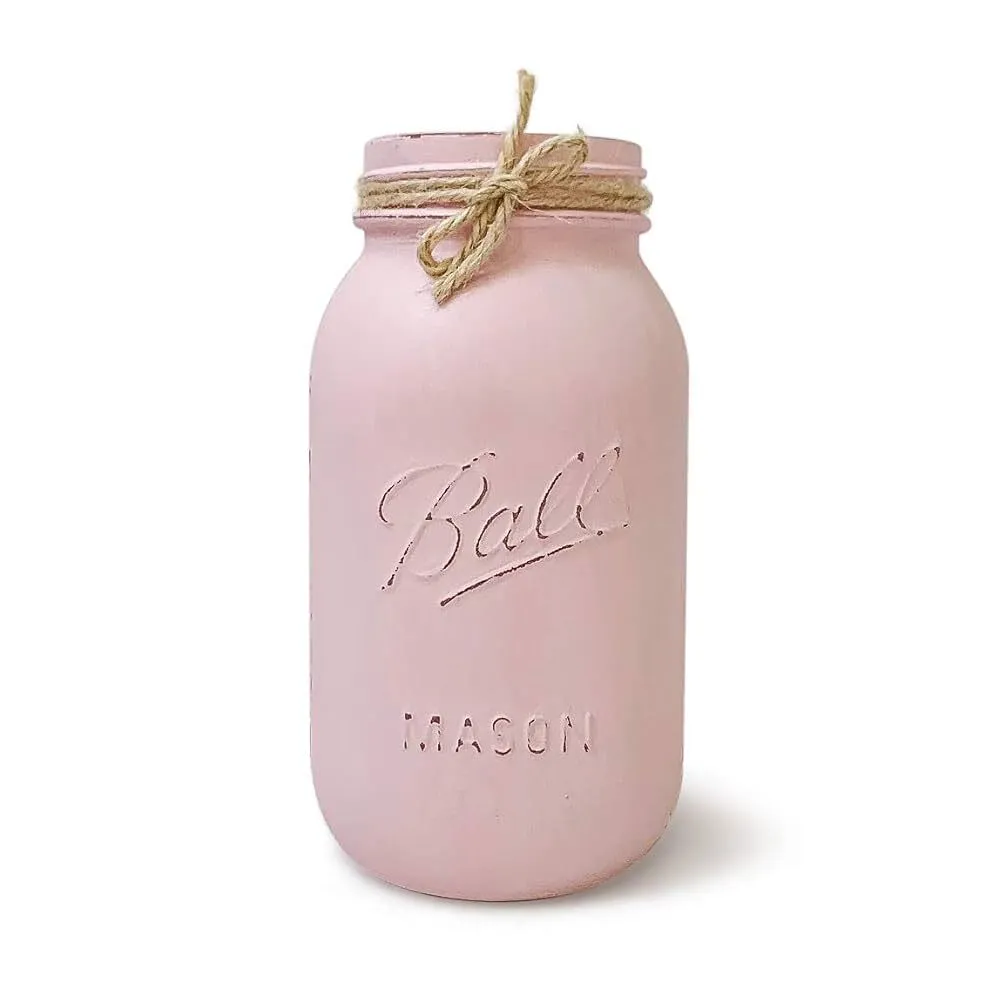 Pink Mason Jar 