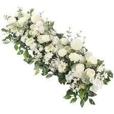White Rose Flower Strip