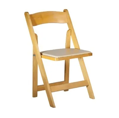 NATURAL WOOD FOLDING CHAIRS