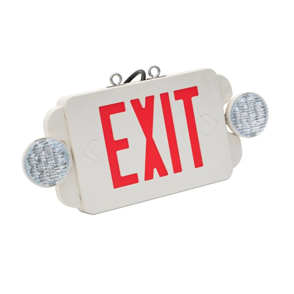 Lighted Exit Sign Battery Sign