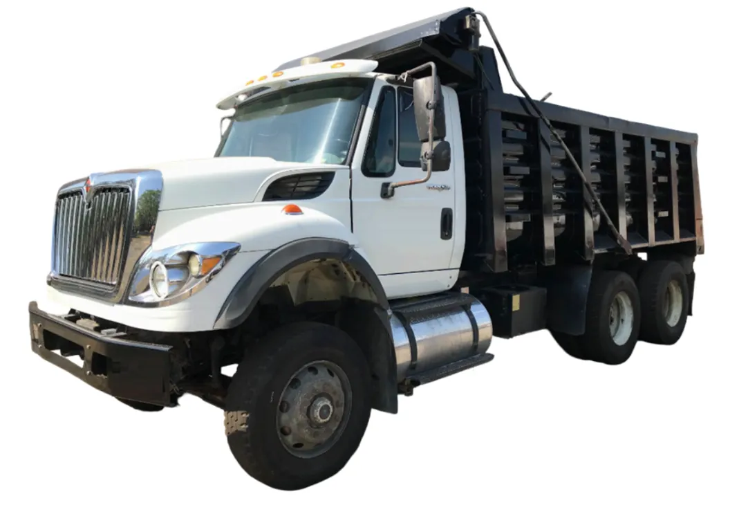 Volqueta dobletroque International WORKSTAR 7600 SBA, 2014, TZU019