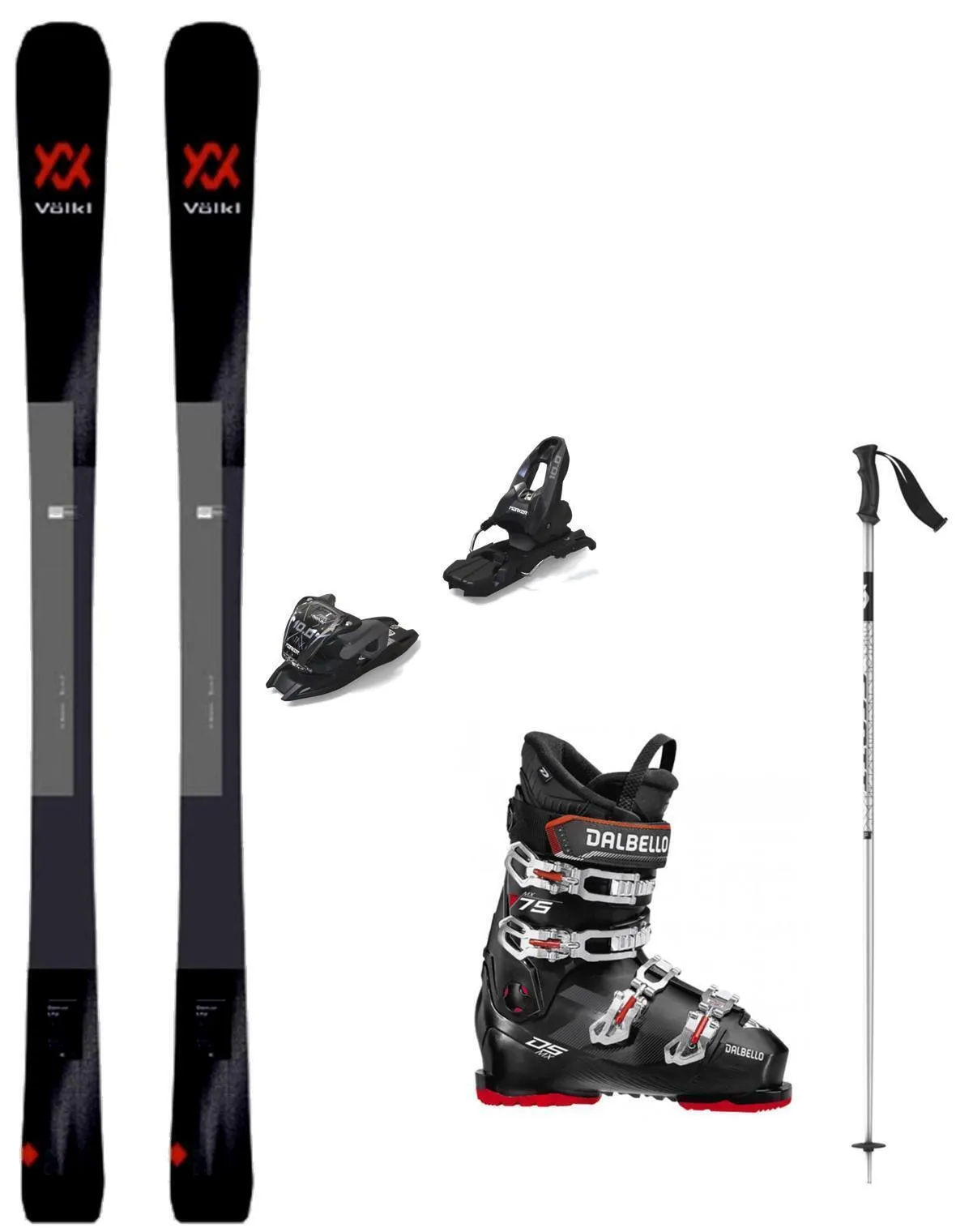 Ski set verhuur kids