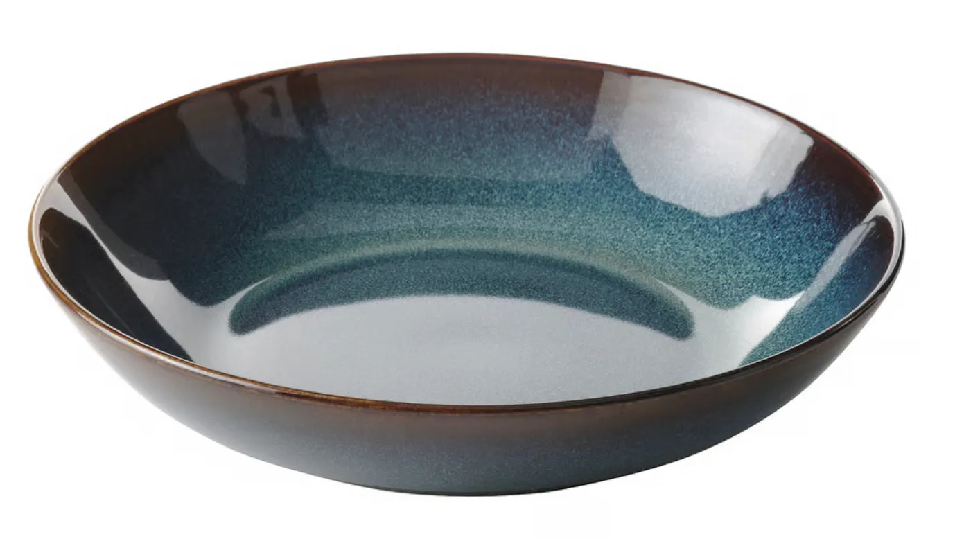 Medium Blue Salad Bowl 21cm