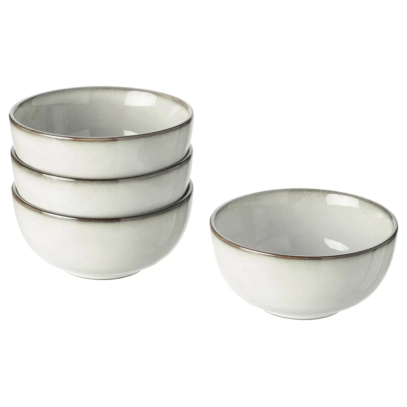 Gladelig Grey Bowls 14cm