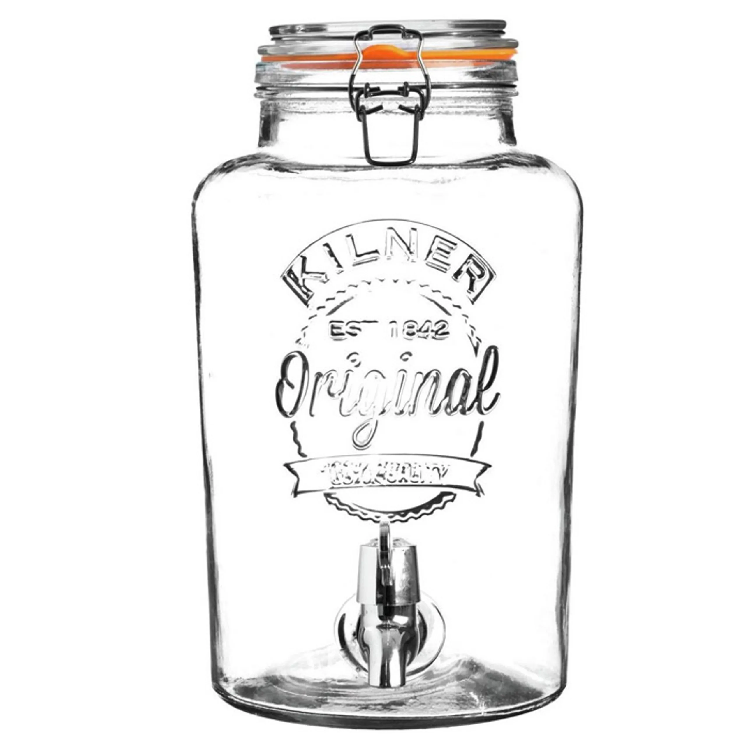 Kilner Clip Top Glass Drinks Dispenser - 8 Litres
