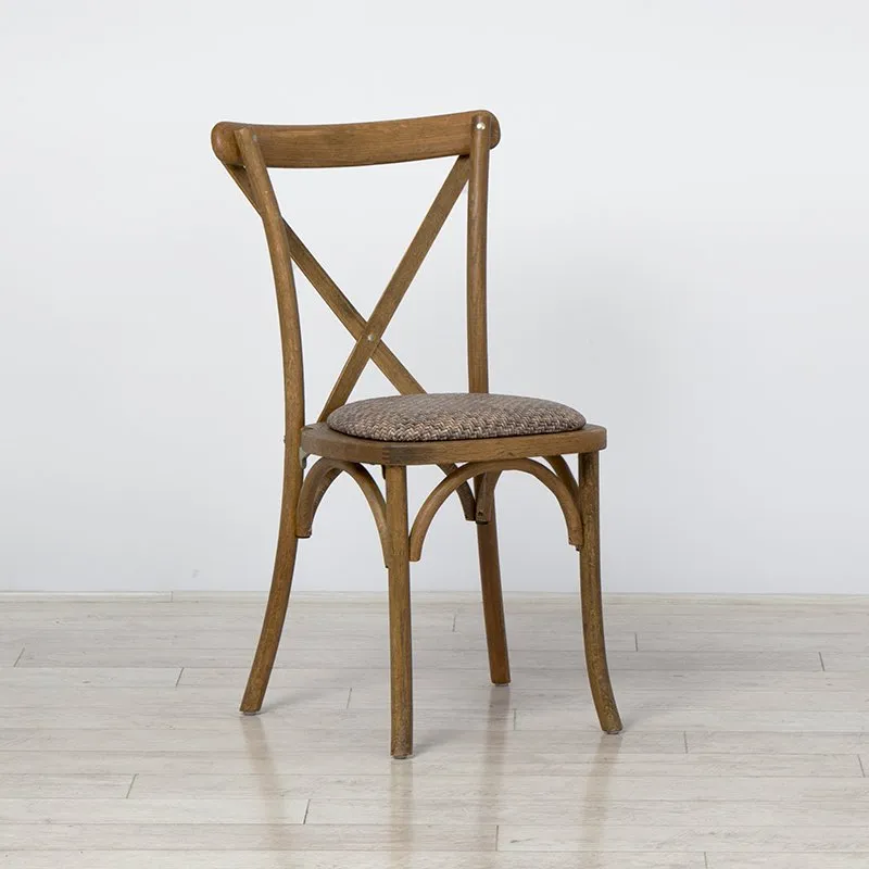 Oak Cross Back Chair