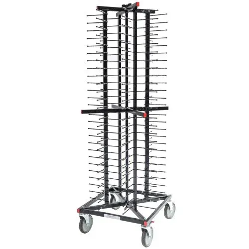 Jackstack Charged Plate Storage Food Preparation Trolley - 104 Plate Capacity
